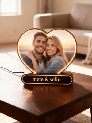 LumiAmore Lamba Kişiye Özel Kalpli LED